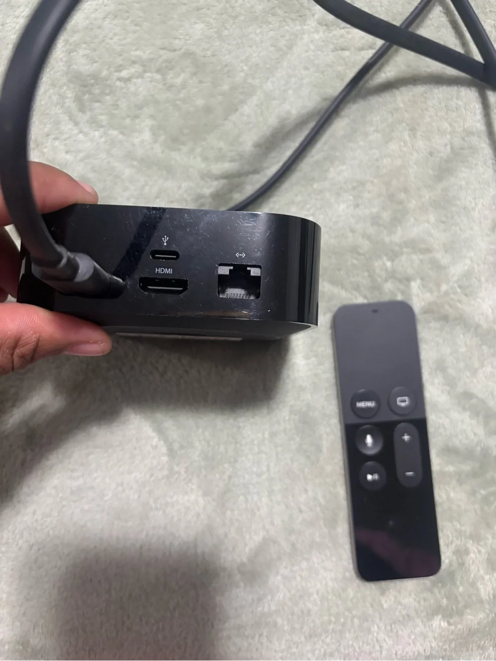 Apple TV Media Streamer with Black Siri Remote
